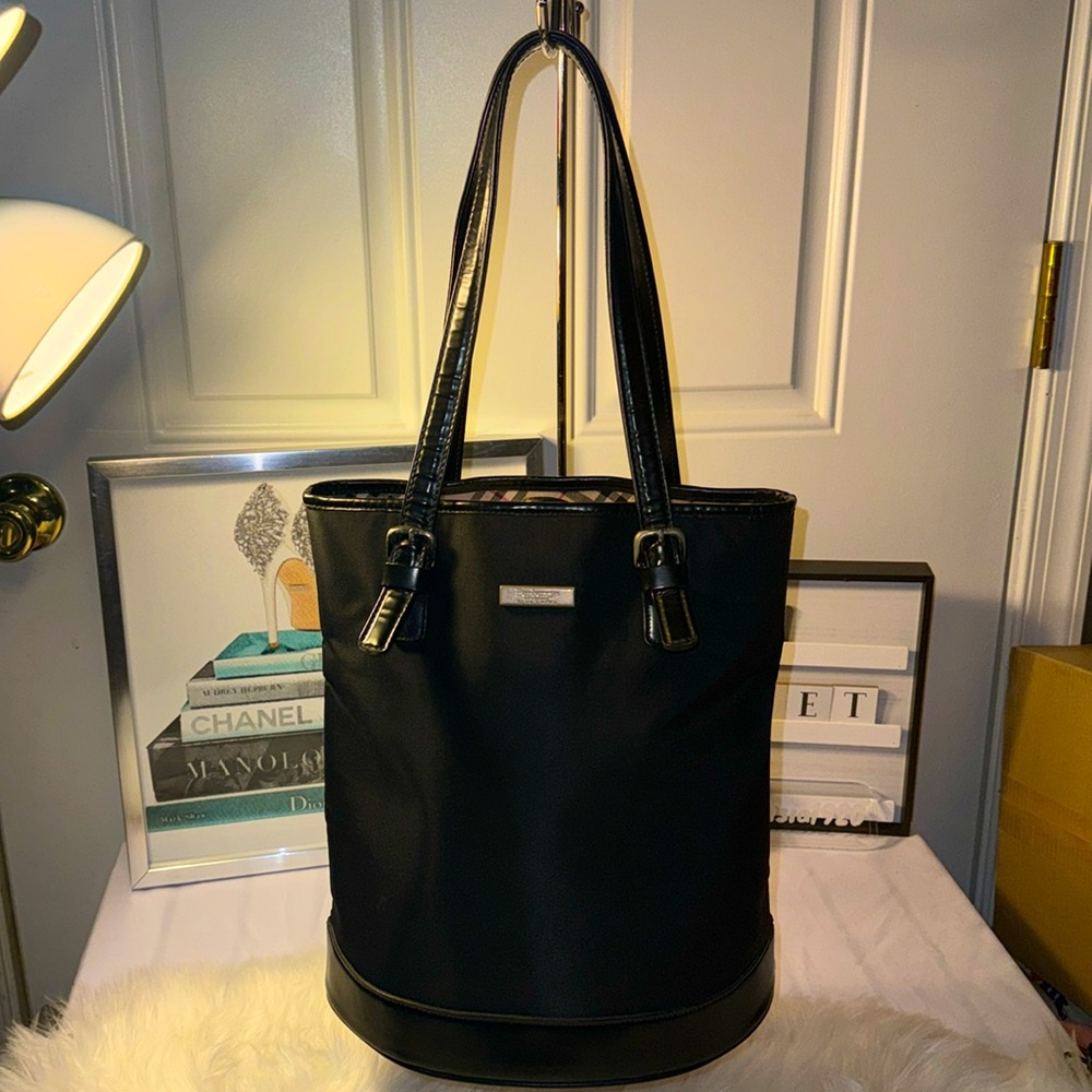 Burberry Blue Label Nylon bucket bag GUC
